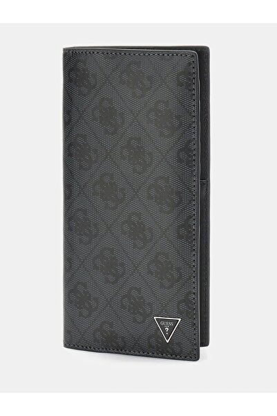 Guess Lyon Erkek Siyah Deri Cüzdan SMLYLLLEA39-BLA