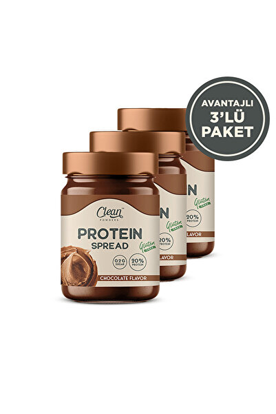 Clean Powders Protein Spread 350 Gr Çikolata 3 Adet