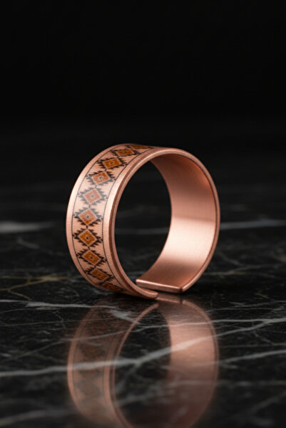 OSMANLI GÜMÜŞ Women's Copper Ring - Lenka Model Special Edition Ring