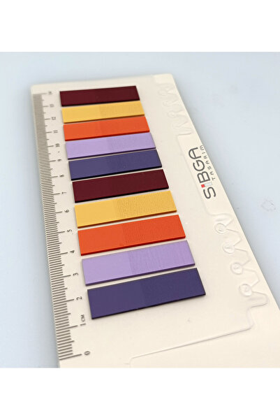 sibga tasarım Transparent Color Postit Post-It Post It. Book Marker Bookmark Postit Sticker Note Paper 200 Sheets