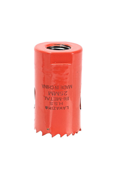 Lawazim Hole Saw 25mm - HSS Bi-Metal Cutter 44mm Height for Wood & Plastic Precision Cutting