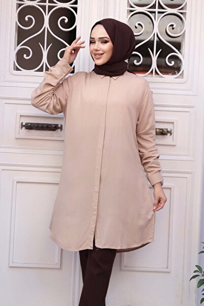 N.S NEVA STYLE Μπισκότο Τουνίκ Με Κουμπιά 11715BS