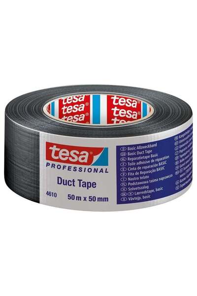 BulutRetail Tesa 4610 Duck Tape Black 50 mm 50 Meters (Lysine)
