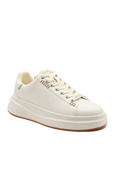 Guess Elba Erkek Beyaz Deri Sneaker FMTLBALEA12-OFFWH