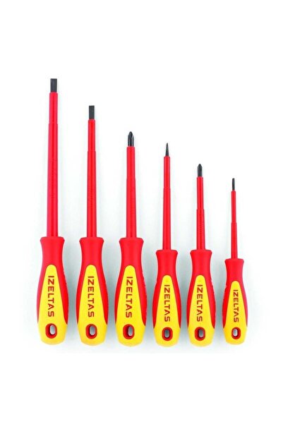 FrereConception Izoltaş Screwdriver Set Isolated Electrician 6 Pieces