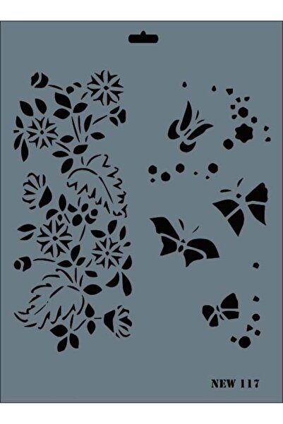 BulutRetail Rich New Series N117 Stencil 35X25 cm