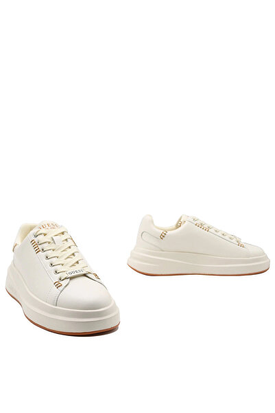 Guess Elba Erkek Beyaz Deri Sneaker FMTLBALEA12-OFFWH