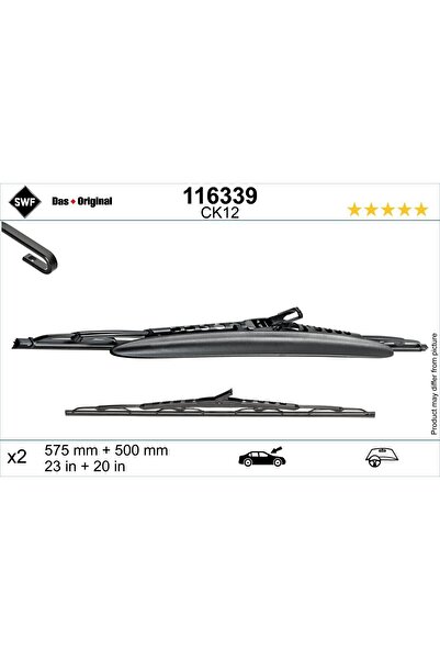 SWF Lamela Ștergător Parbriz 116339