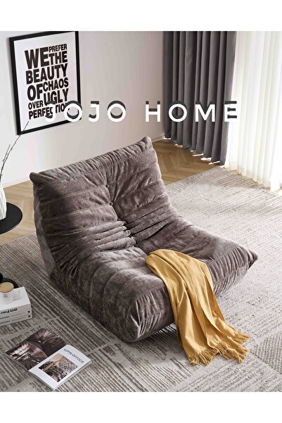 JOJO HOME Premium Armchair - HD Foam, 80 x 100 x 72, Cappuccino