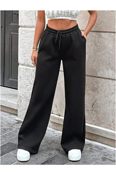 RİNNEAS بنطلون نسائي أسود مقاس كبير فضفاض وفضفاض من ALTI بنطلون رياضي مرن من ...