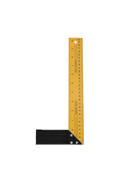 Lawazim Try Square 35cm - Heavy Duty L-Square Ruler for Accurate 90° Woodworking & Construction