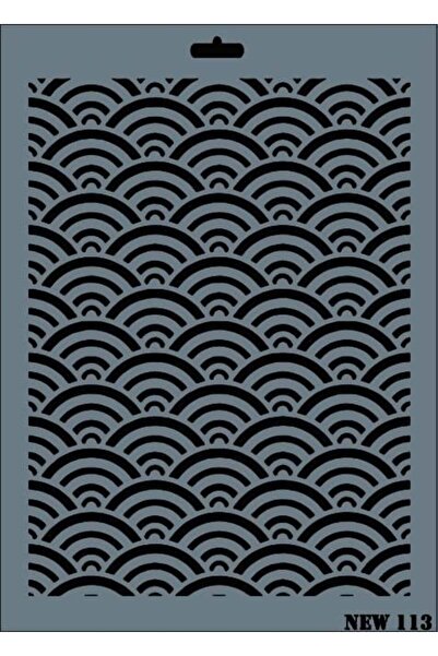 BulutRetail Rich New Series N113 Stencil 35X25 cm