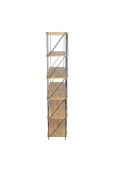 BAITY Wooden Decorative Shelf for Entrances, 6 Levels, Malaysian Wood
