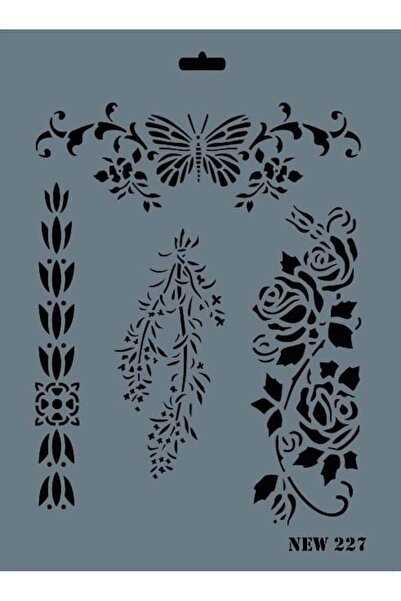 BulutRetail Rich New Series N227 Stencil 35X25 cm