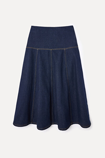 Mudo A FORM MİDİ JEAN ETEK