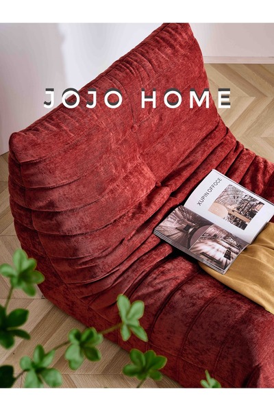 JOJO HOME Fotoliu Premium Casina - HD Foam, 80 x 100 x 72, Rosu