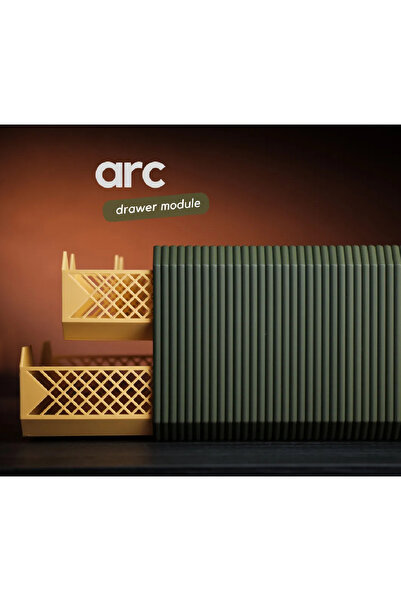 Vescarri Arc Drawer Module - Modern Organizer