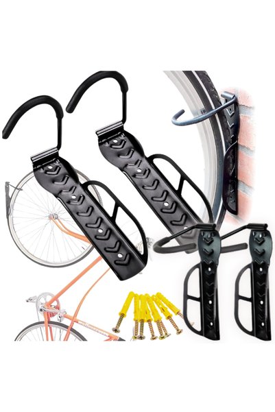 Other Suport de perete pentru bicicletă, set de 2, durabil