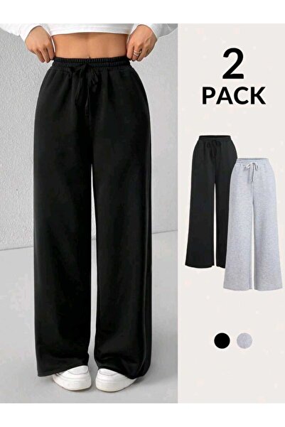 BERYY MODA Σετ 2 τεμαχίων Γυναικεία φαρδιά αθλητικά ρούχα μεγάλου μεγέθους, υ...