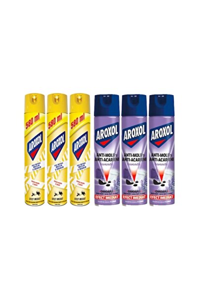 Aroxol Set 6 x Insecticide spray variate