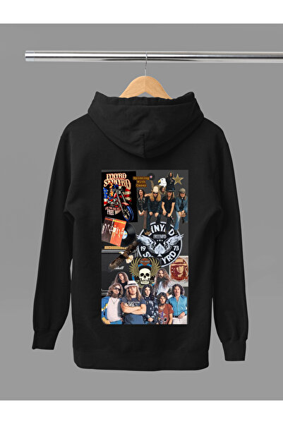 MAGORS سترة روك من القطن المطبوع بأكمام طويلة من LYNRD SKYNYRD مكونة من 3 خيوط