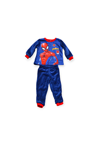 SPIDERMAN Pijamale copii cu maneca lunga, polar, albastru,