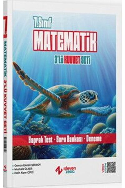 İşleyen Zeka Yayınları İşleyen Zeka 7. Sınıf Matematik 3 lü Kuvvet Serisi Seti