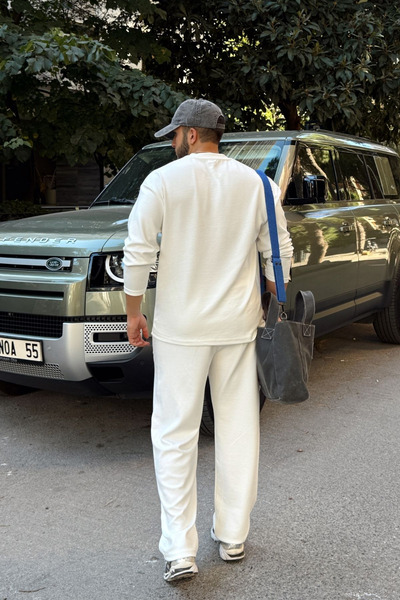 Livio Ferri Barbosa Men's Oversize Flowy Soft Touch Top and Bottom Set