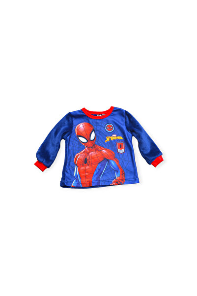 SPIDERMAN Pijamale copii cu maneca lunga, polar, albastru,