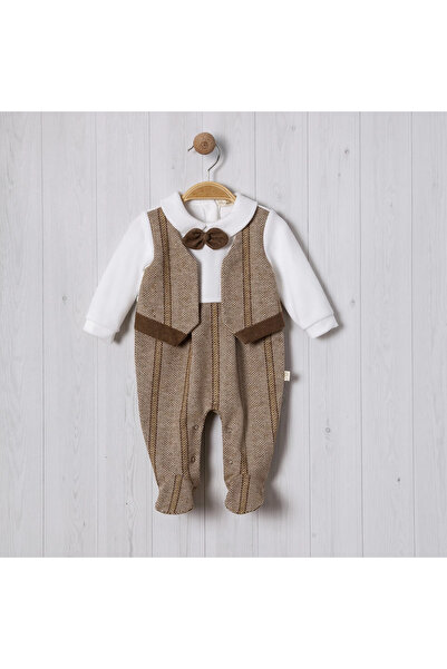 LAMATO BABY YELEKLİ BALIKSIRTI BEBE ERKEK TULUM