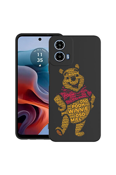 bestcase Carcasă ultra subțire din TPU pentru Motorola Moto G45, Calligraphy ...