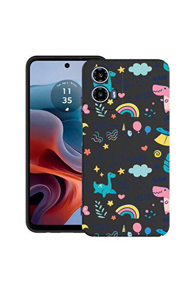 bestcase Carcasă ultra subțire din TPU pentru Motorola Moto G45, Unicorn - Dr...