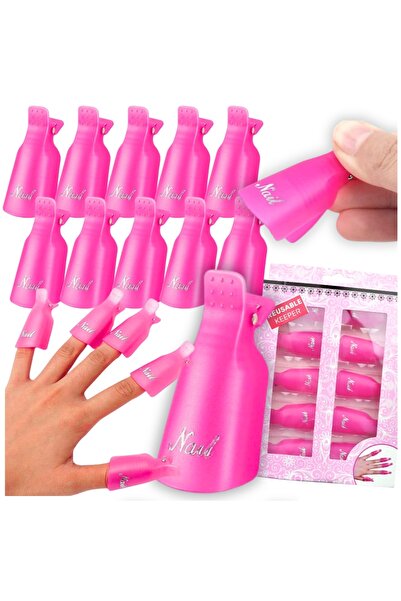 Other Set de 10 cleme pentru dizolvarea ojei hibride roz