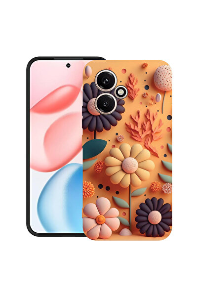 bestcase Carcasă ultra subțire TPU pentru Honor 400, Happy Flowers, 2060076 B 1149