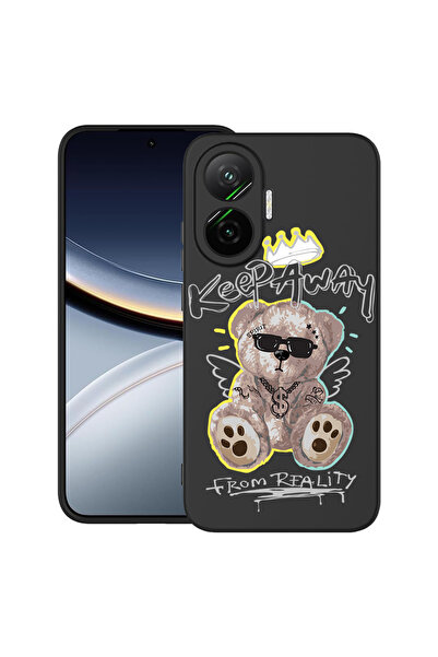 bestcase Θήκη TPU εξαιρετικά λεπτή για Poco F7, Αρκουδάκι, Κρατήστε μακριά, 2...