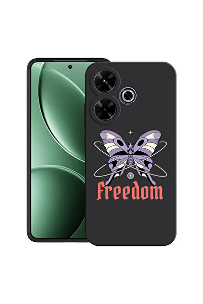 bestcase Carcasă ultra subțire TPU Mat pentru Xiaomi Redmi 13x, Freedom - But...