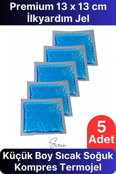 Empressco 5'li Set Küçük Boy Soğuk Sıcak Jel Kompresler, Tekrar Kullanımlı, Ç...