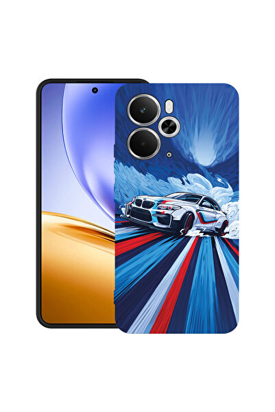 bestcase Carcasa TPU Ultra Subtire pentru Realme 14 5G, cu Design BMW 3 E46, ...
