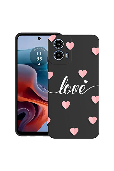 bestcase Carcasă ultra subțire din TPU pentru Motorola Moto G45, cu motive de...