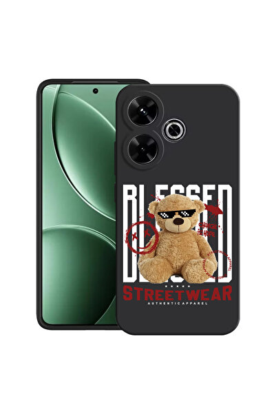 bestcase Carcasă ultra subțire TPU pentru Xiaomi Redmi 13x, Teddy Bear Blesse...