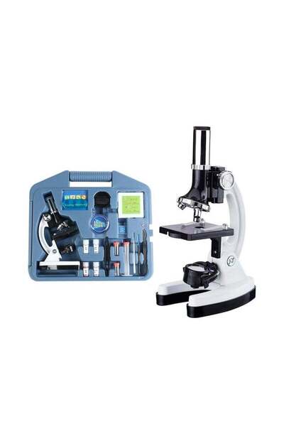 Arabest مجموعة مجهر بانورامي للأطفال، تكبير 1200x - مجموعة تجارب مكونة من 28 قطعة