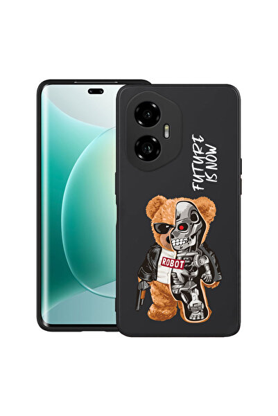 bestcase Carcasă ultra subțire TPU pentru Honor 300, jumătate robot, jumătate ursuleț de pluș, 2052017 B 931