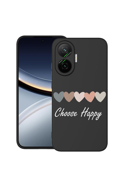bestcase Carcasă ultra subțire TPU Mat pentru Poco F7, Choose Happy, 2052009 ...