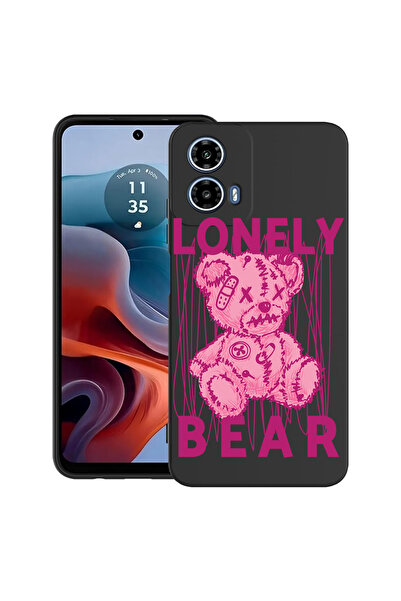 bestcase Carcasă ultra subțire din TPU pentru Motorola Moto G45, Teddy Bear L...