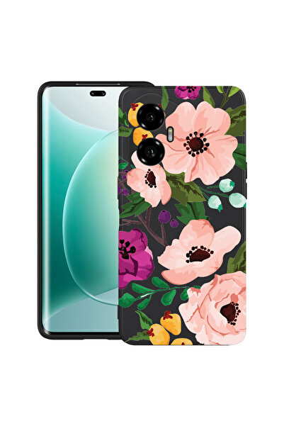 bestcase Carcasă ultra subțire TPU pentru Honor 300, flori pastelate, 2052017...