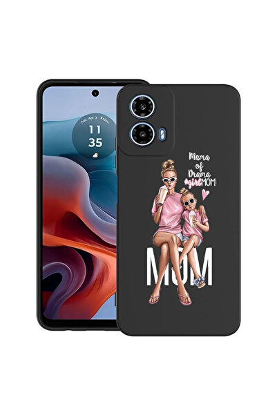 bestcase Θήκη TPU εξαιρετικά λεπτή για Motorola Moto G45, Κορίτσι Μαμά Μαμά τ...