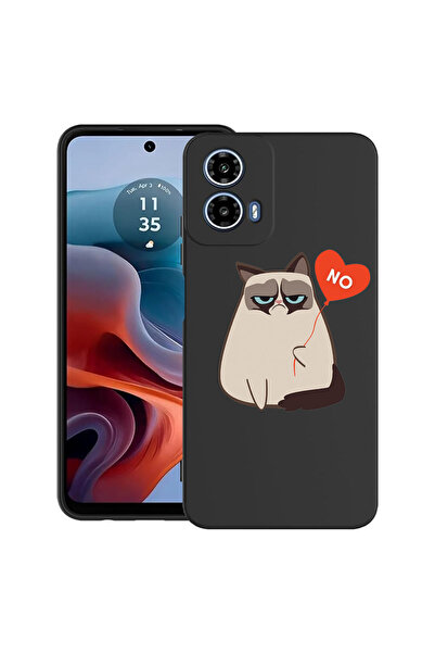 bestcase Carcasă ultra subțire din TPU pentru Motorola Moto G45, Meme - Grump...