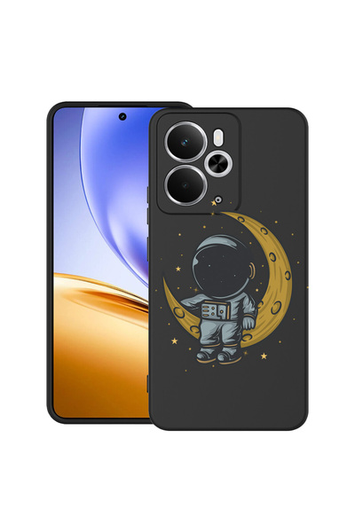 bestcase Carcasă ultra subțire TPU Mat pentru Realme 14T, Astronaut pe Lună, ...