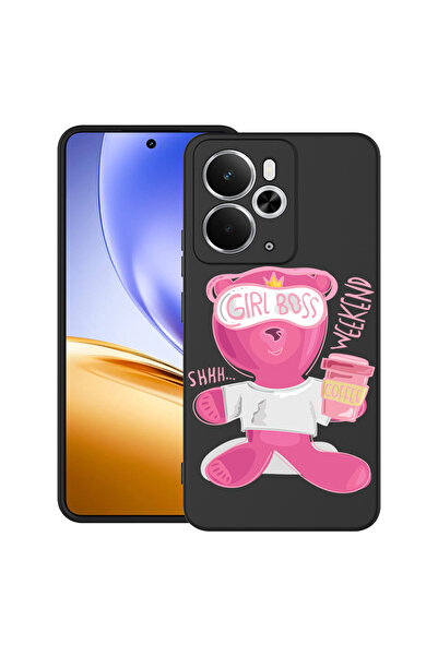 bestcase Carcasă ultra subțire TPU pentru Realme 14 5G, cu design Teddy Bear ...