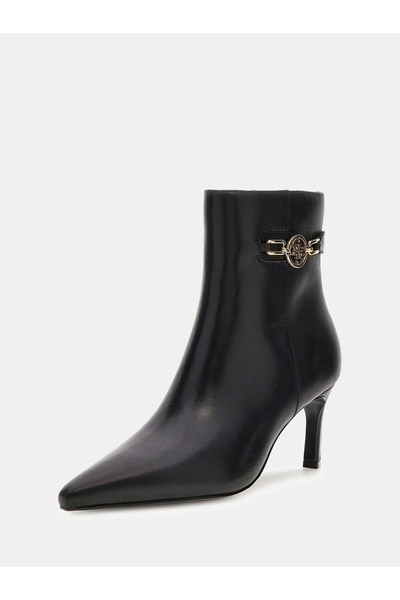 Guess Paislie Kadın Siyah Deri Bot FLFPAILEA10-BLACK